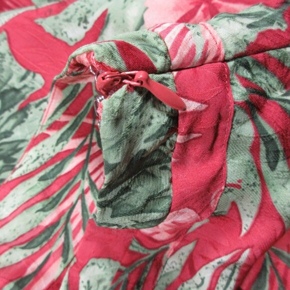 Tommy Bahama womens colorful floral Hawaiian 100% Silk maxi skirt 4 EUC - Picture 6 of 8